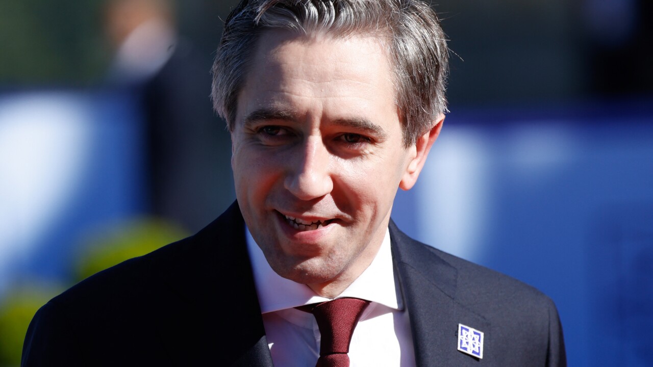 Irish Prime Minister Simon Harris