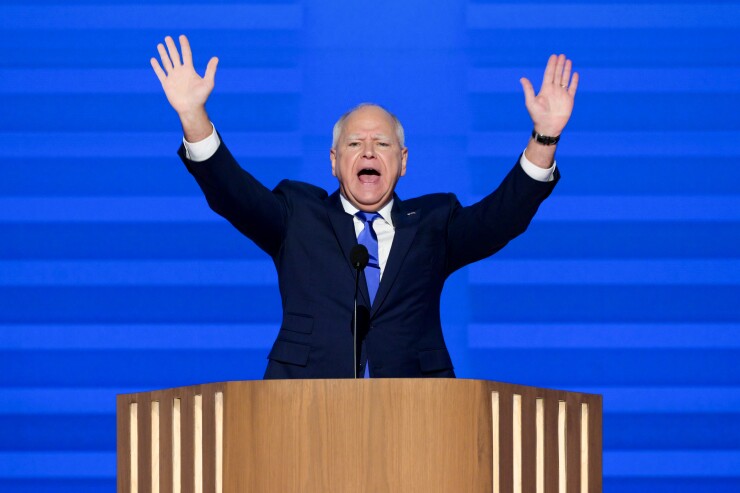 Tim Walz at the 2024 Democratic National Convention