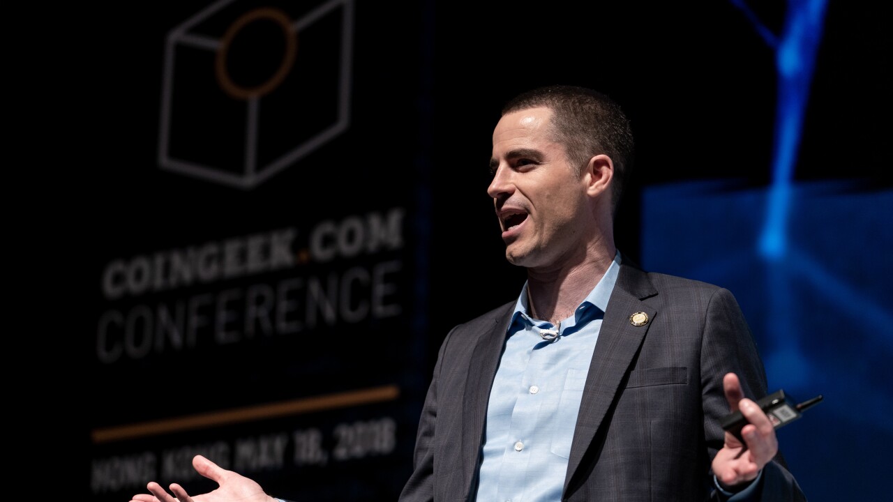 Roger Ver speaking at a Coingeek conference