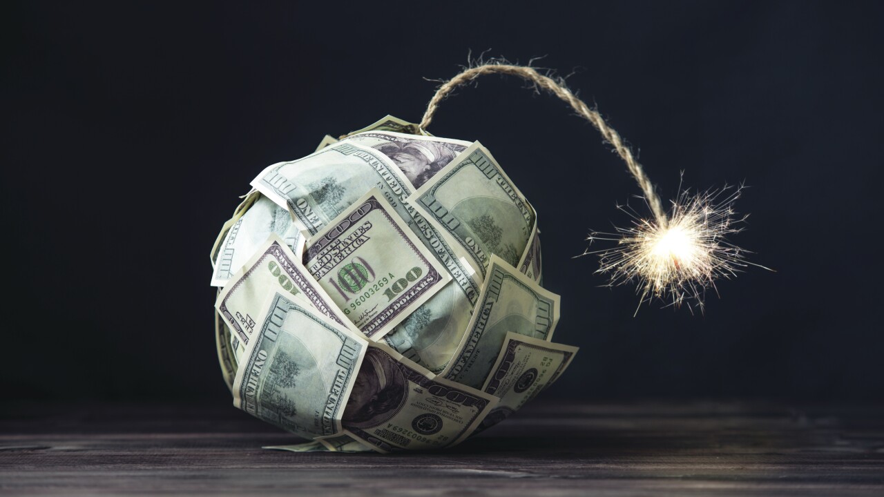 Money bomb - minefield image