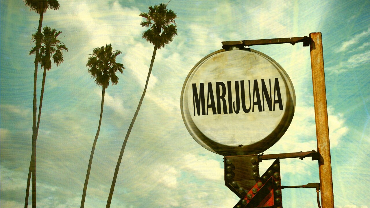 Marijuana sign