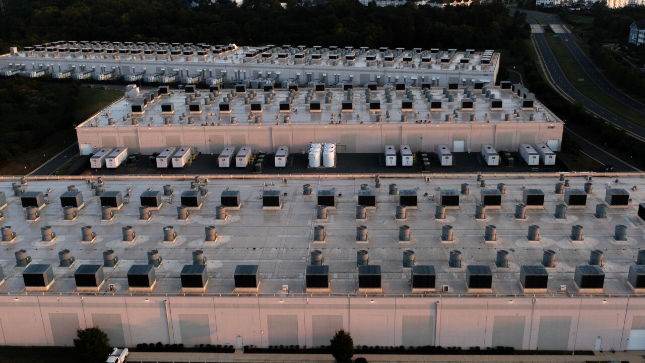 An Amazon Web Services data center in Ashburn, Virginia