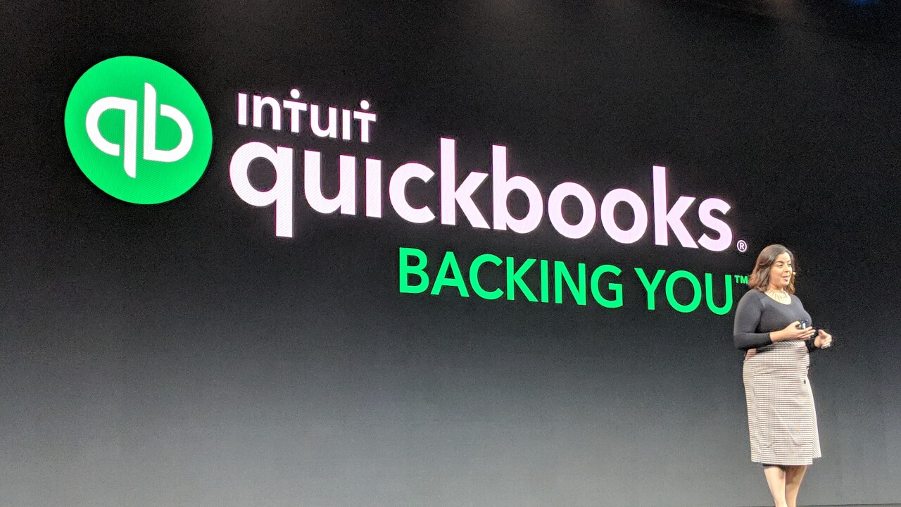 Intuit's Ariege Misherghi speaking at QuickBooks Connect