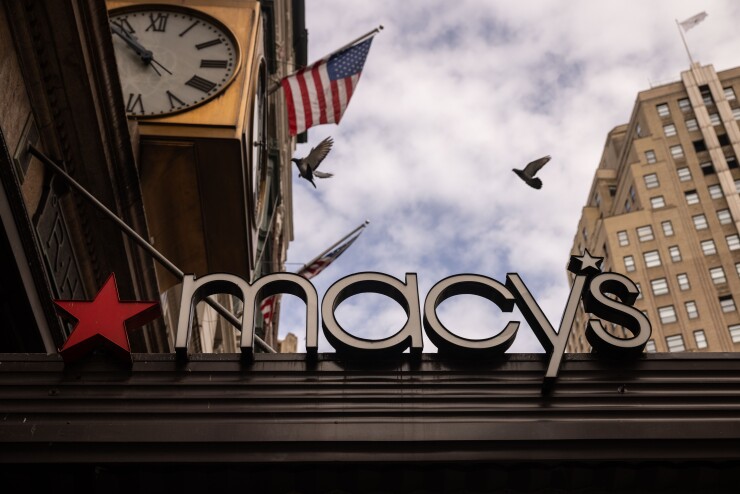 The Macy's flagship store in the Herald Square neighborhood of New York