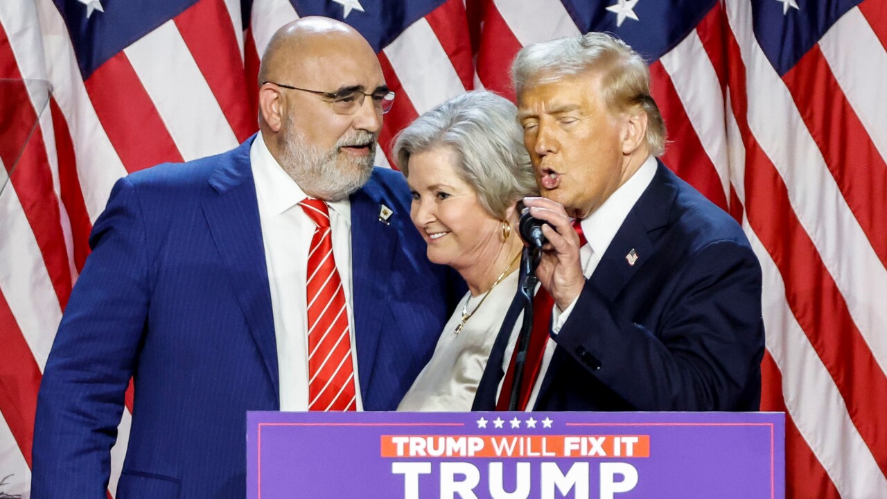 President-Elect Donald Trump, pictured with campaign co-managers Chris LaCivita and Susie Wiles